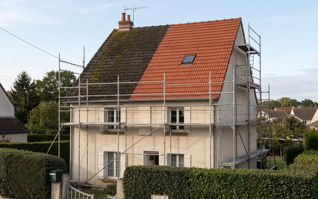 Démoussage de toiture à Lagny-sur-Marne
